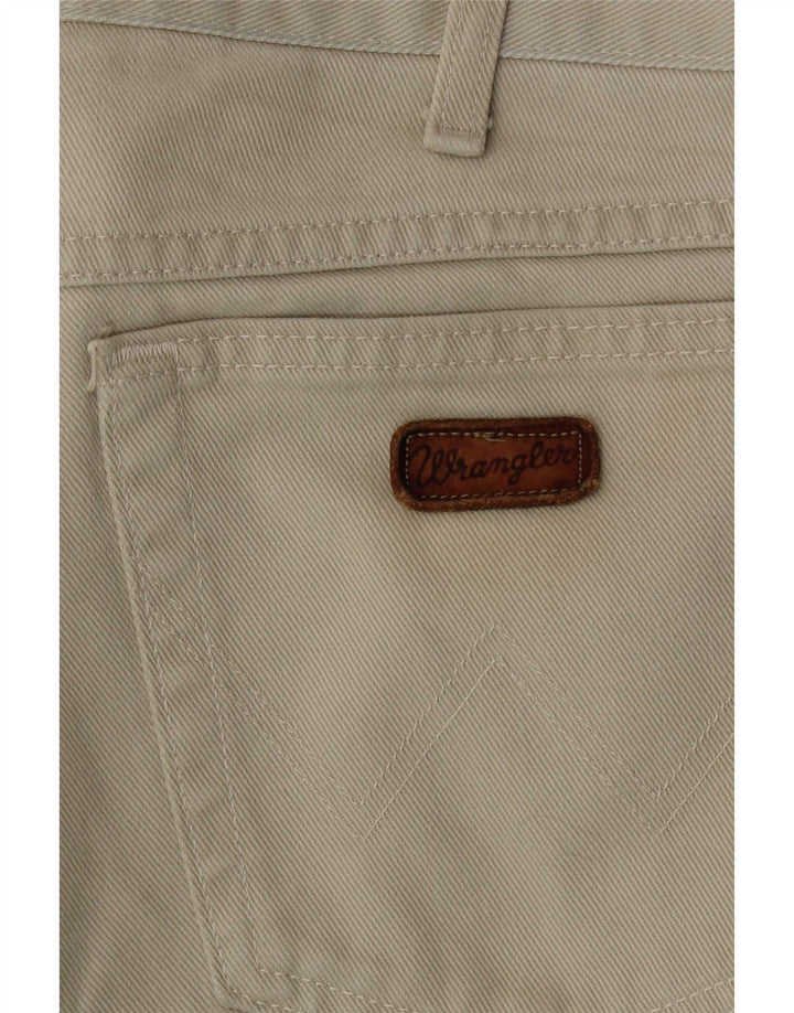 Мужские обычные прямые джинсы Wrangler W34 L31, зеленый хлопок