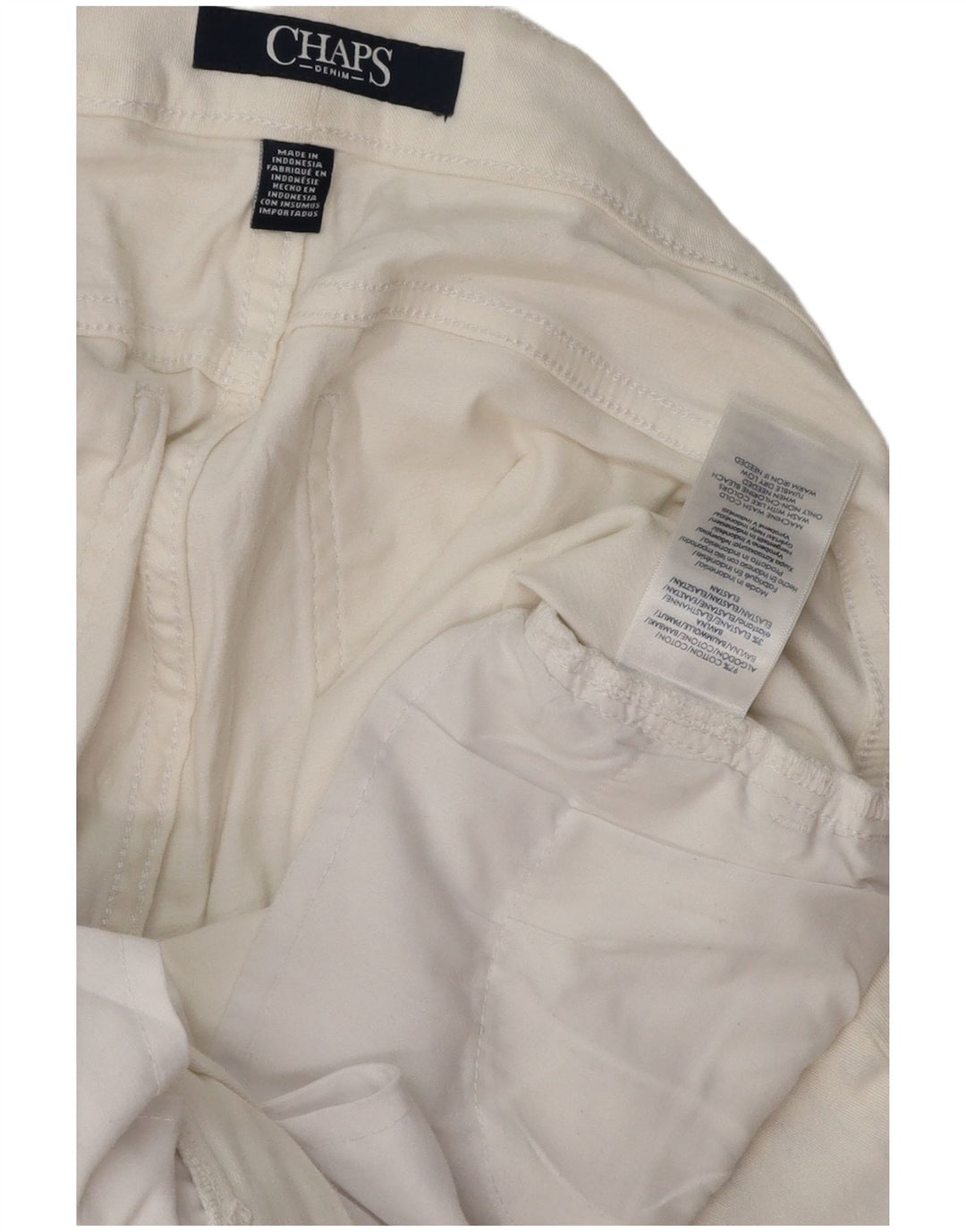Женские шорты-бермуды CHAPS W34, большие белые, хлопковые