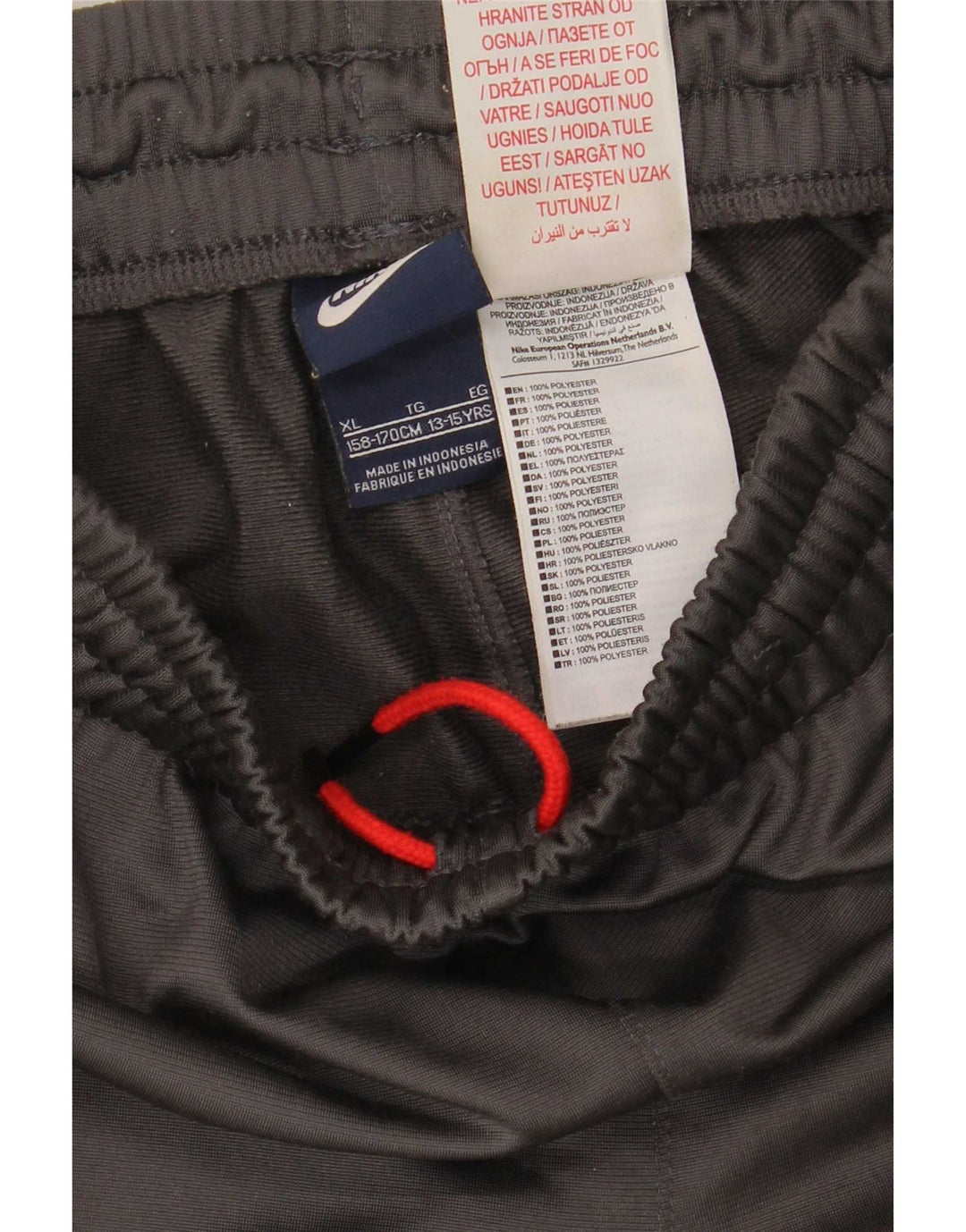 Спортивный костюм Nike для мальчиков, брюки для бега, 13–14 лет, XL, серый полиэстер