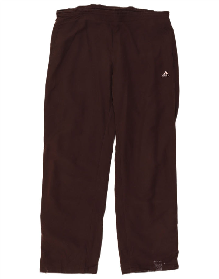 Женские спортивные брюки ADIDAS UK 14, средний коричневый, полиэстер