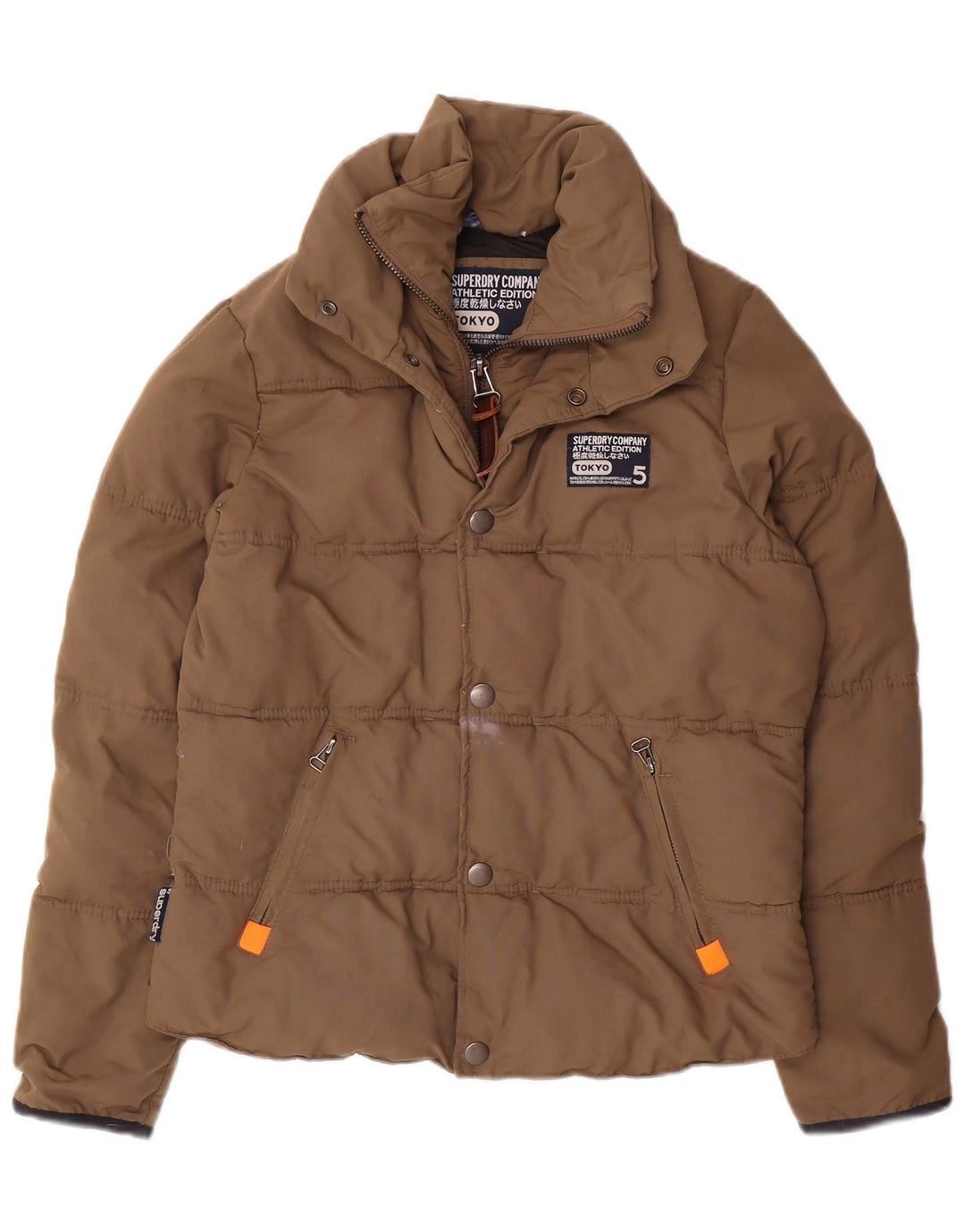 Женская стеганая куртка Superdry UK 14, средний бежевый нейлон