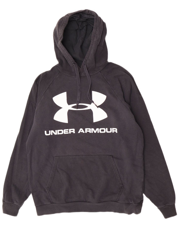 Мужской джемпер с капюшоном стандартного кроя Under Armour, большой черный