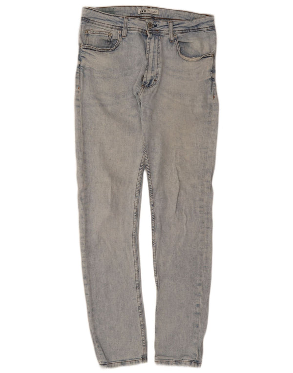 Мужские джинсы узкого кроя Zara EU 42, большие W32 L29, синие