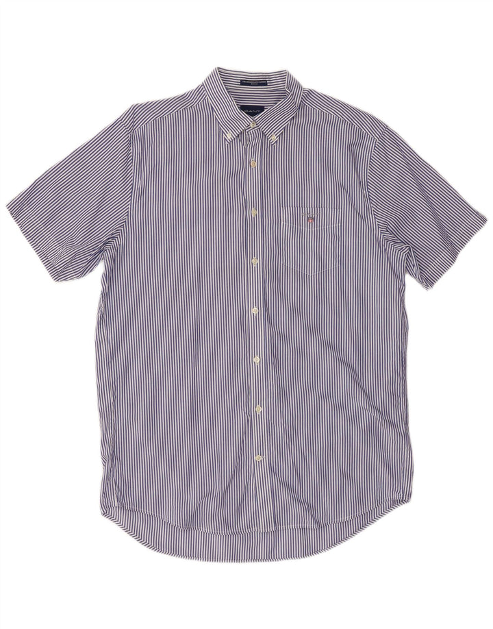 Мужская рубашка стандартного кроя GANT, размер 41/42, 16 1/2, большая темно-синяя полоска