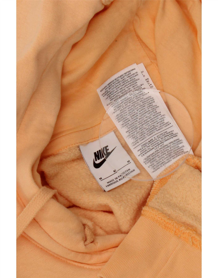 Мужской джемпер с капюшоном Nike среднего оранжевого цвета, хлопок