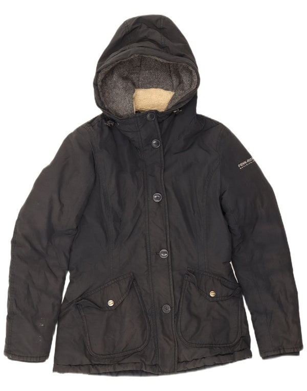 Женская ветровка с капюшоном Woolrich UK 10, маленькая черная