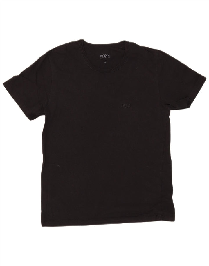 Мужская футболка Hugo Boss Top Medium Black Cotton