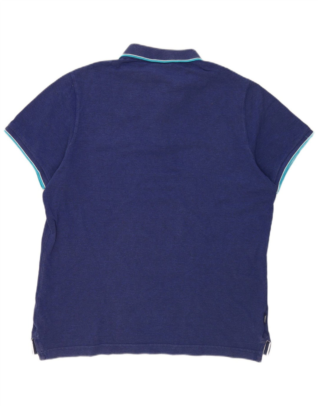 Мужская рубашка-поло Superdry 3XL, синяя, хлопок