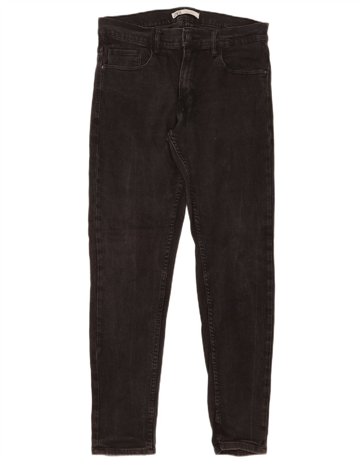 Мужские джинсы Zara Slim EU 44, большие W34 L31, черные