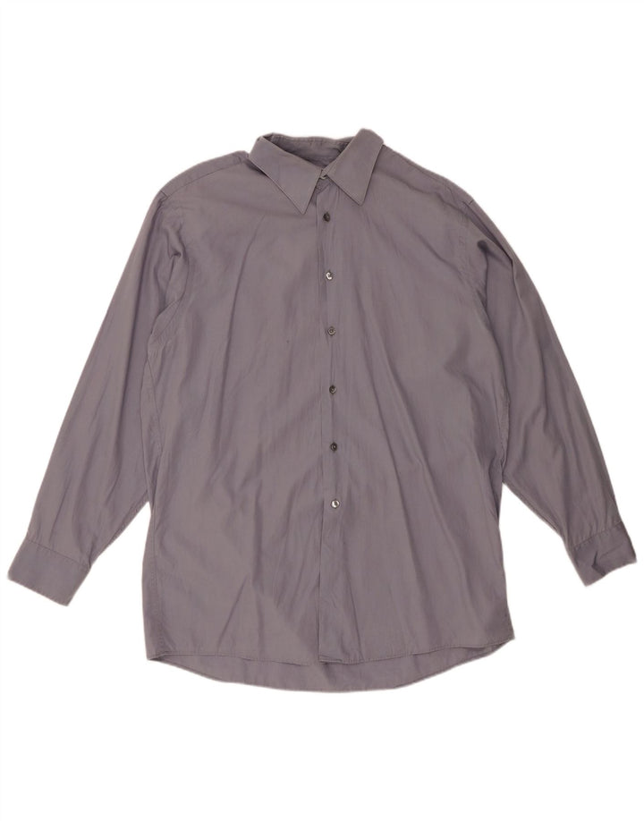 Мужская рубашка CALVIN KLEIN, размер 16, большая синяя