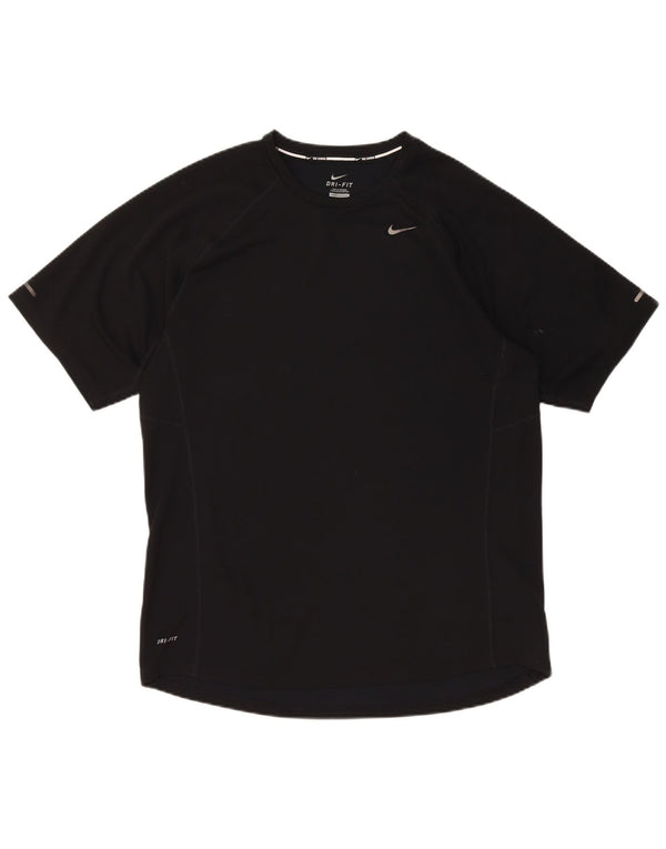 Мужская футболка Nike Dri Fit, большой черный полиэстер