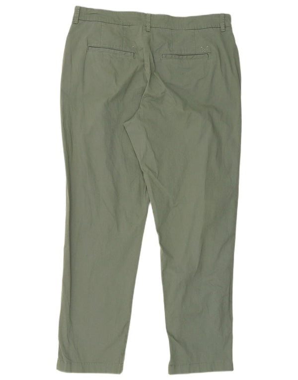Crew Clothing Женские зауженные брюки чинос UK 16, большие W36 L30, зеленые