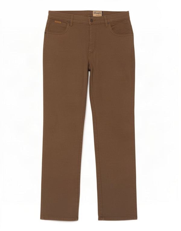 Мужские прямые повседневные брюки Wrangler Texas Stretch W36 L34, бежевый хлопок