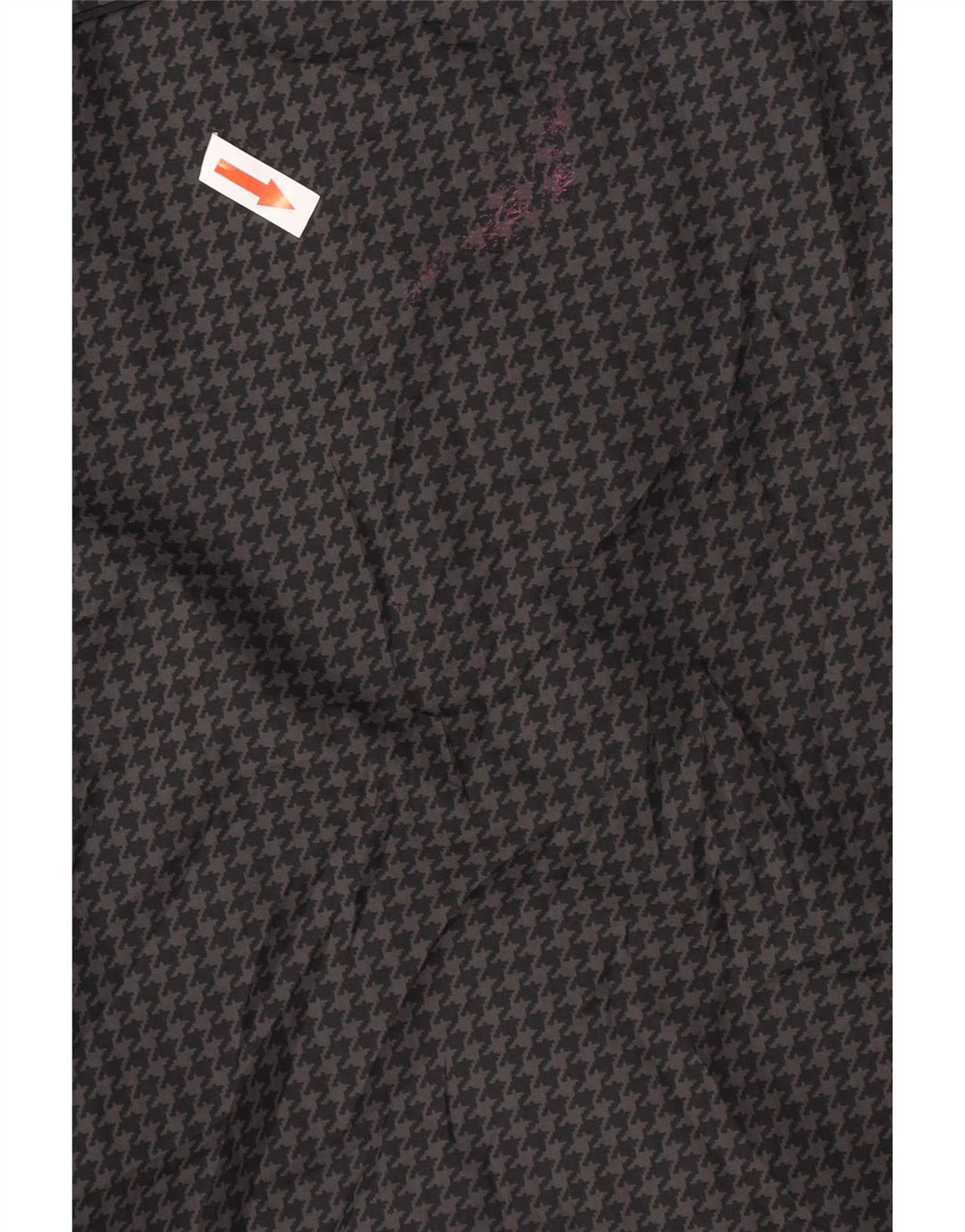 Volcom Дождевик с капюшоном для девочек 13–14 лет XL, серый полиэстер с узором «гусиные лапки»