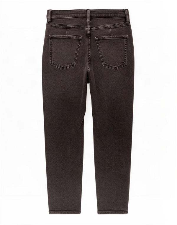 Женские зауженные джинсы для мам Marks & Spencer UK 8, маленькие W26 L25, черные