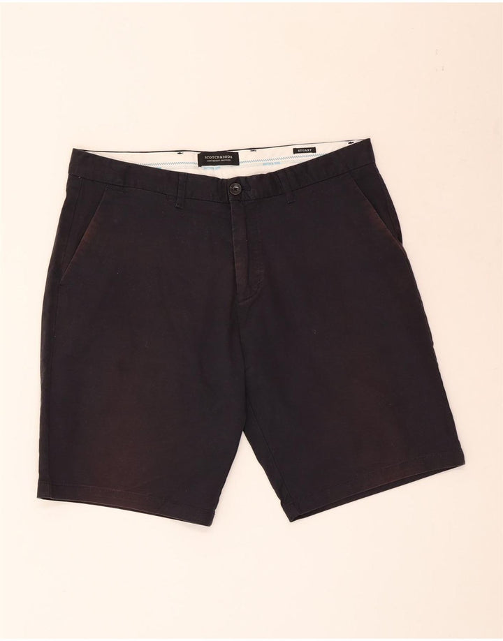 Мужские шорты чинос Scotch & Soda Stuart W32, средний темно-синий, хлопок