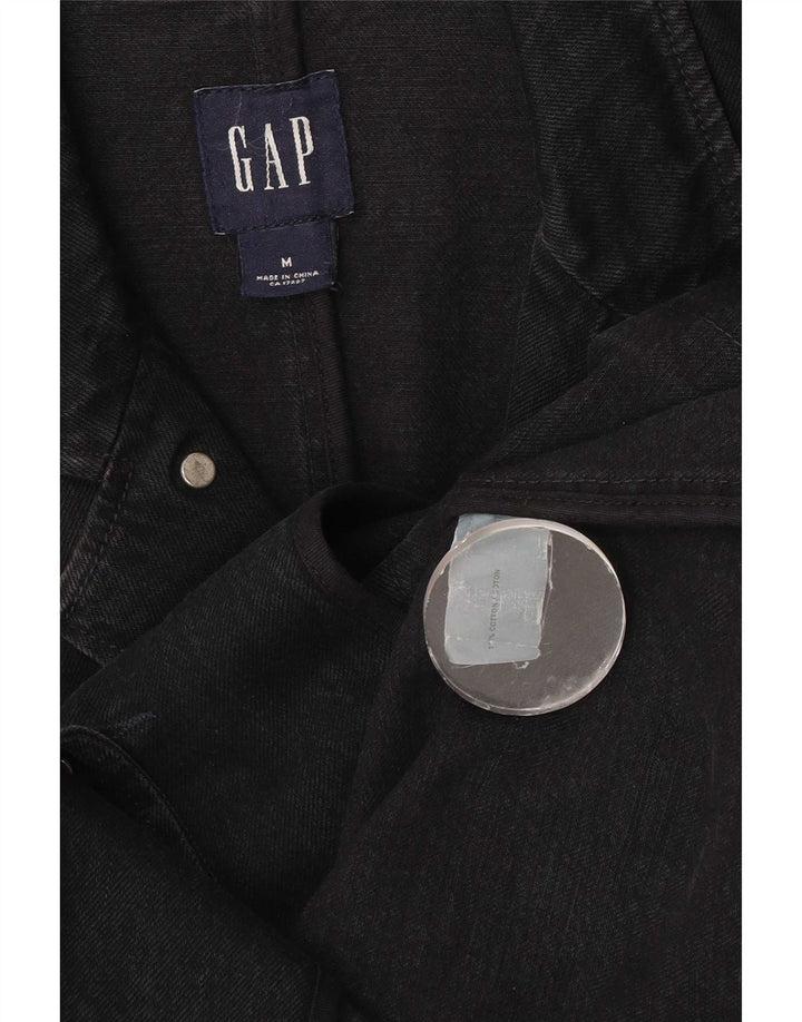 Мужская джинсовая куртка Gap UK 38, средний черный хлопок