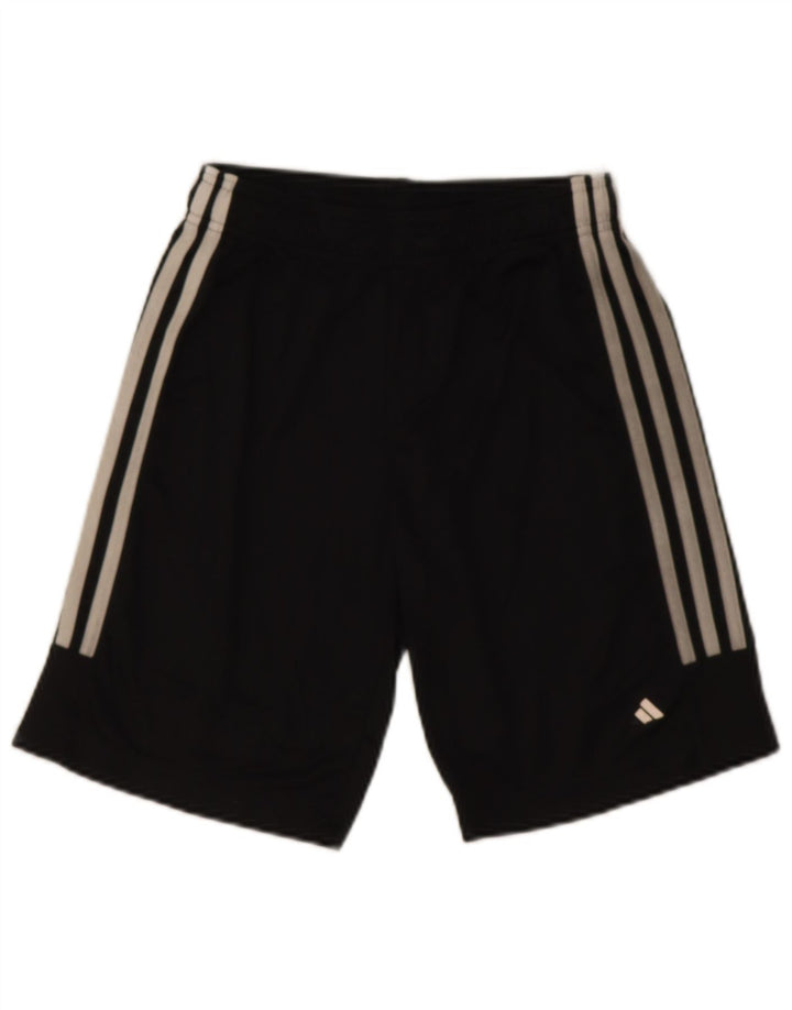 Спортивные шорты Adidas для мальчиков 11-12 лет, черный полиэстер