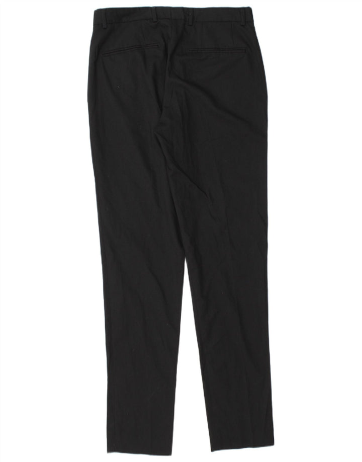 Мужские узкие брюки-чиносы Zara EU 38 Small W30 L32, черный полиэстер