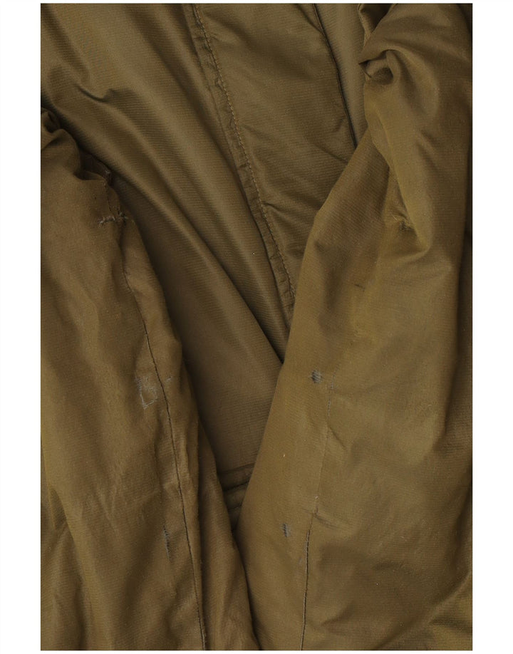 Женская стеганая куртка выходного дня Max Mara UK 14, средний цвет хаки, полиэстер