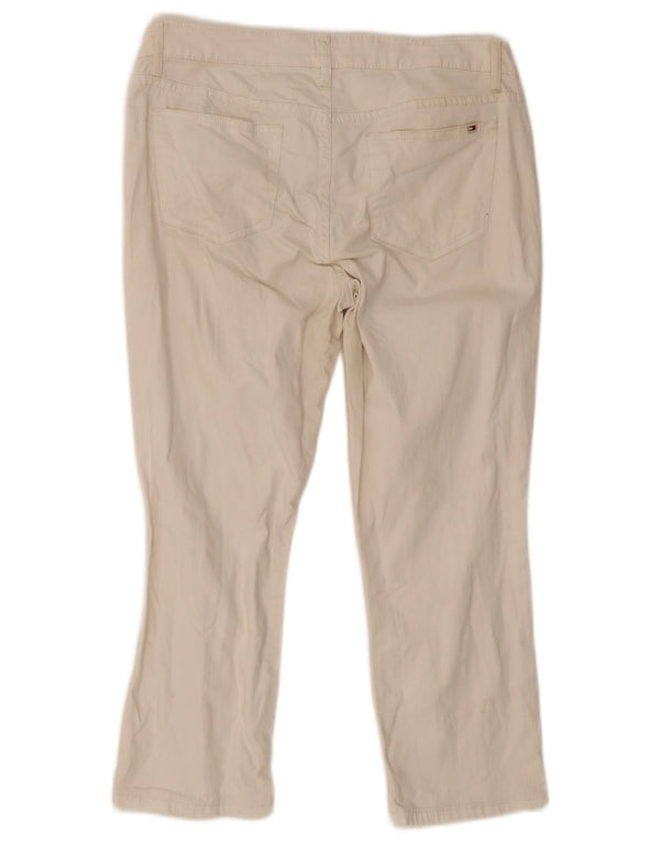 Женские укороченные джинсы Tommy Hilfiger US 12, большие W34 L23, бежевые, хлопок