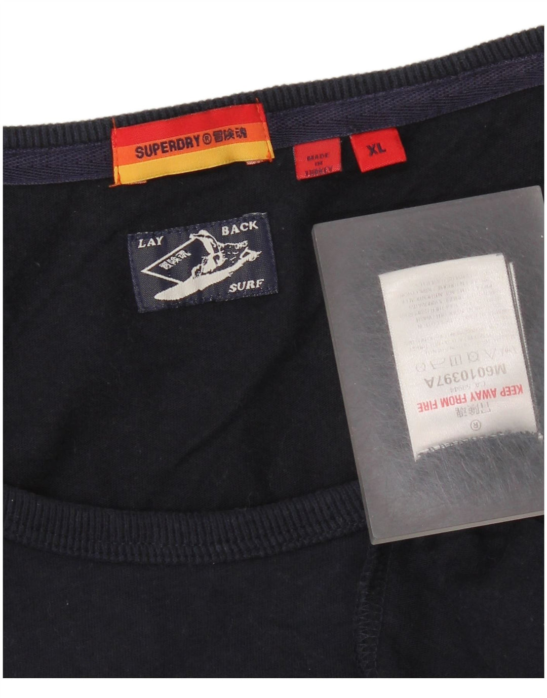 Женский жилет Superdry UK 18 XL, темно-синий, хлопок