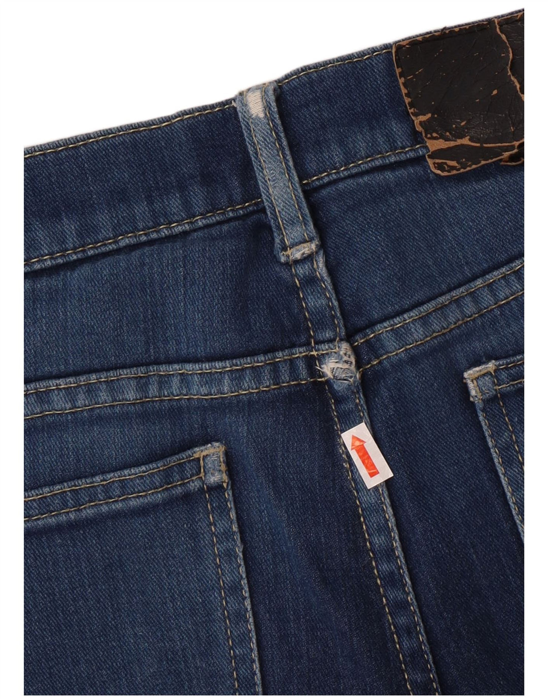 CHEAP MONDAY Женские узкие джинсы W32 L33 Синий хлопок