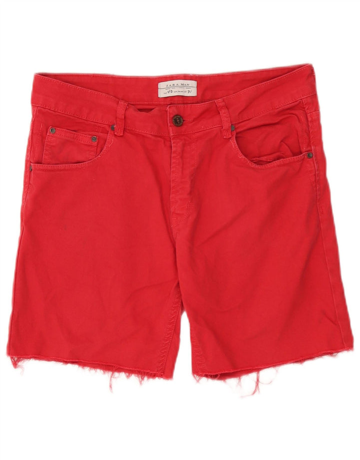 Мужские джинсовые шорты Zara EU 40 Medium W31 Красные