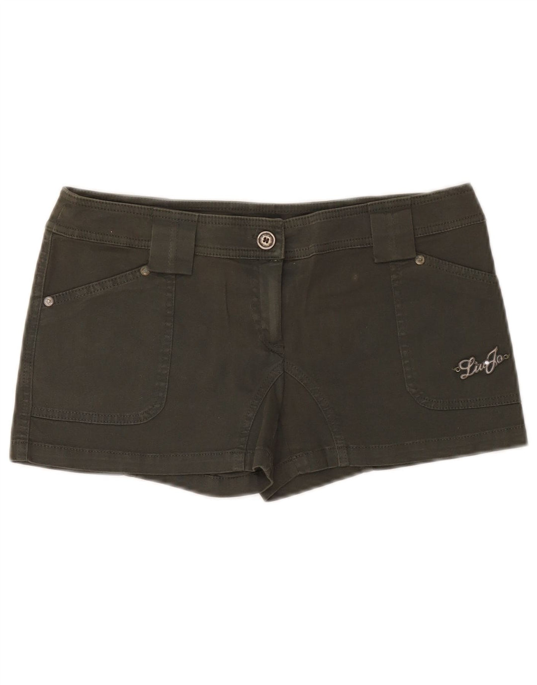 Женские шорты Liu Jo IT 44 Medium W30 Зеленый хлопок