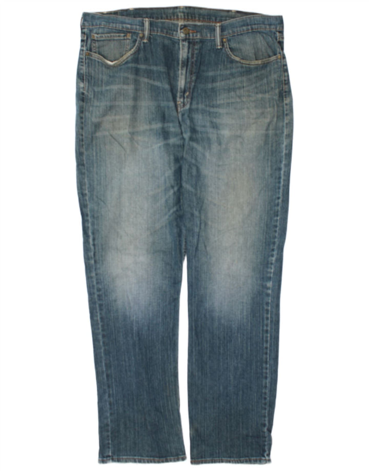 Мужские зауженные джинсы Levi's W40 L34 синие, хлопок
