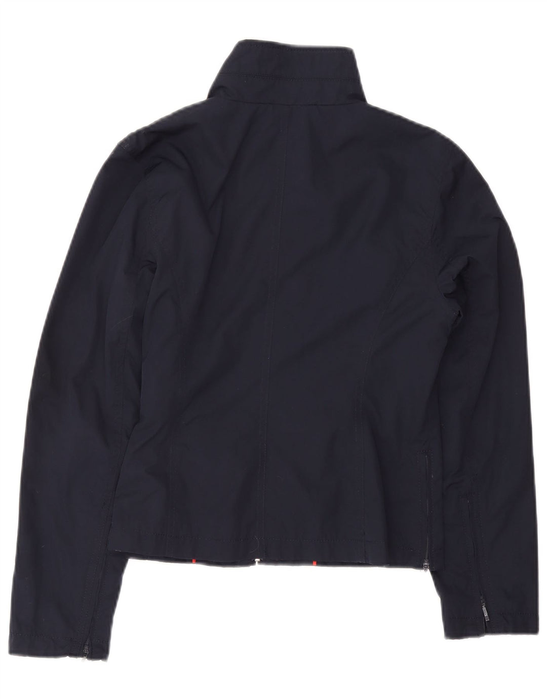 Женская укороченная куртка-бомбер Tommy Hilfiger UK 12, средний темно-синий полиэстер