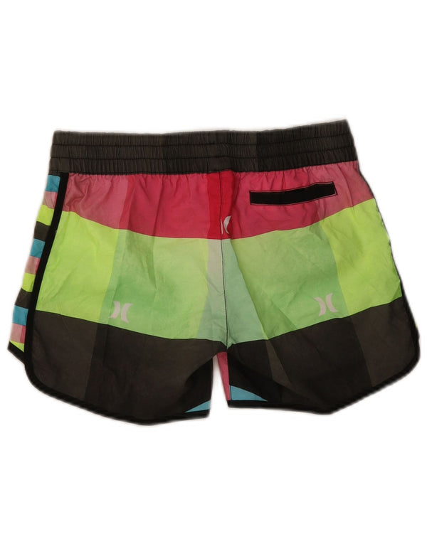 Мужские шорты для плавания Hurley XS, разноцветный полиэстер с цветными блоками