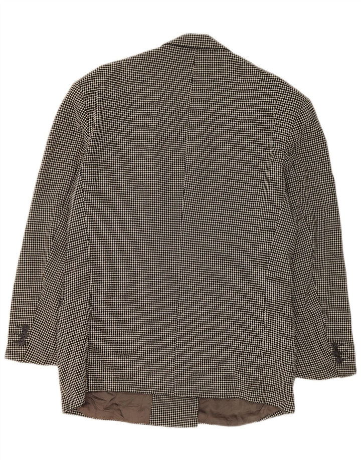 Hugo Boss Женский двубортный пиджак IT 50 XL Серый в крапинку