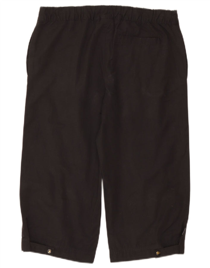 Женские шорты-бермуды Adidas UK 10, маленькие W27, черный хлопок