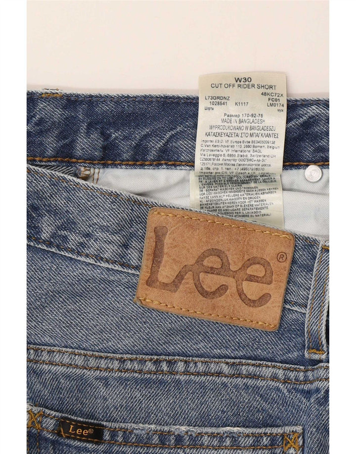 Мужские джинсовые шорты Lee W30, средний синий хлопок
