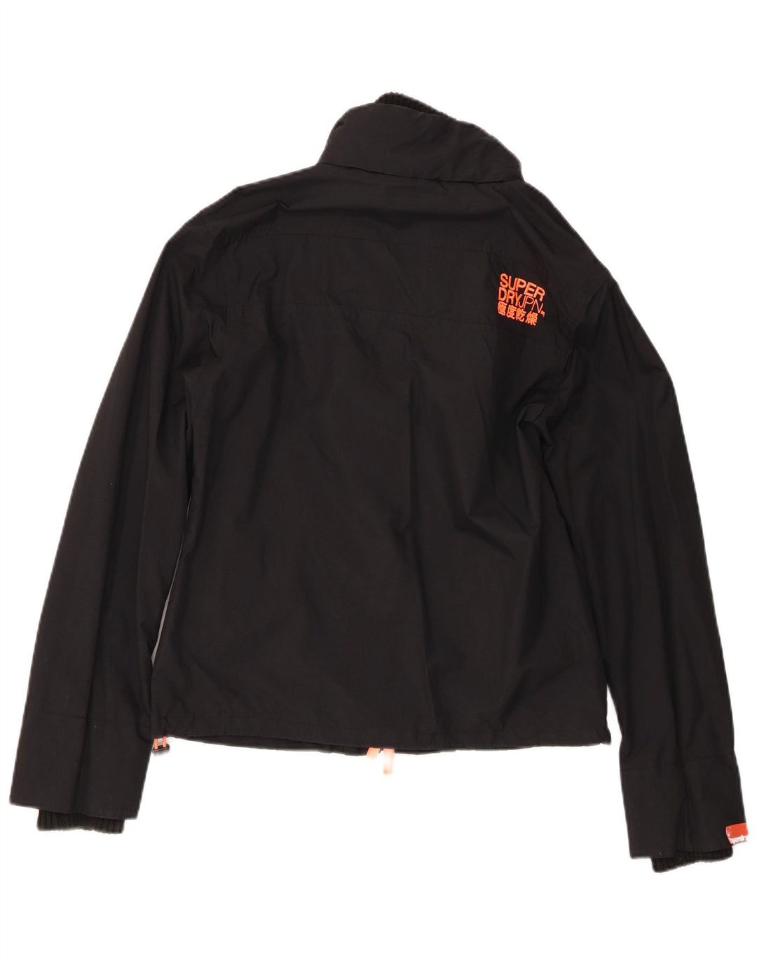 Женская дождевик The Windcheater Superdry UK 14, большой черный нейлон