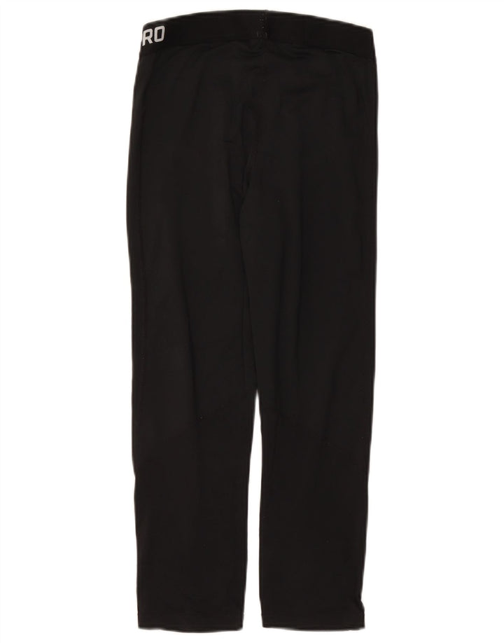 Женские спортивные брюки с графическим рисунком Nike UK 12, средний черный полиэстер