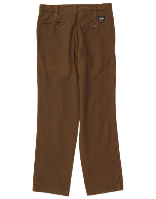 Мужские прямые брюки-чиносы Dockers цвета хаки W31 L32, хлопок цвета хаки