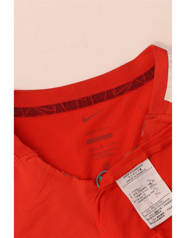 Мужская футболка с короткими рукавами и графикой Nike, красный полиэстер среднего размера