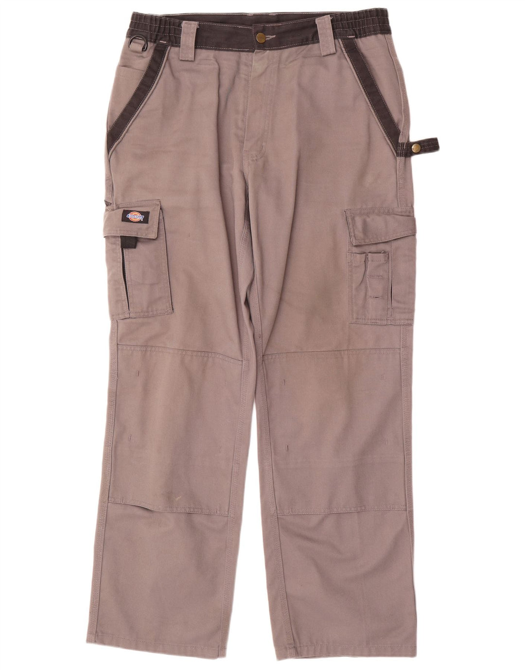 Мужские прямые брюки-карго Dickies W34 L31, серый полиэстер