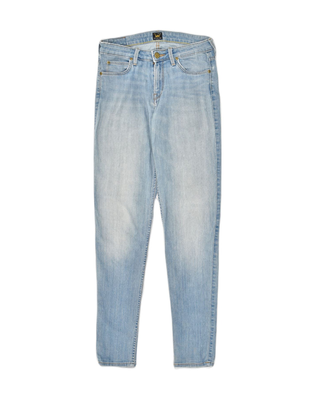 LEE Womens Skinny Jeans W28 L31  Blue Cotton | Vintage Lee | Thrift | Second-Hand Lee | Used Clothing | Messina Hembry 