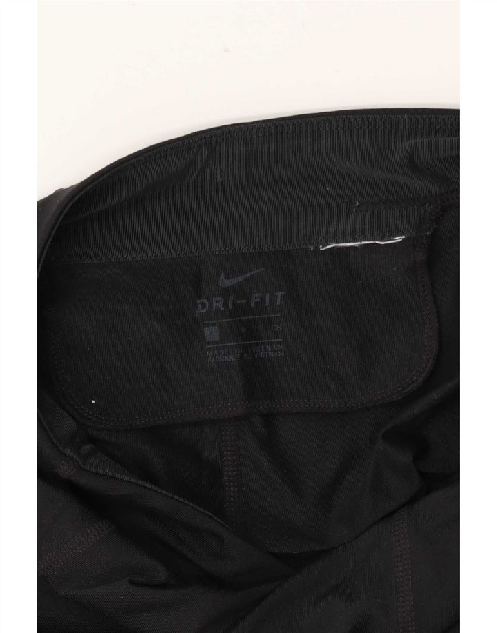 Женские леггинсы Nike Dri Fit UK 10, маленькие черные