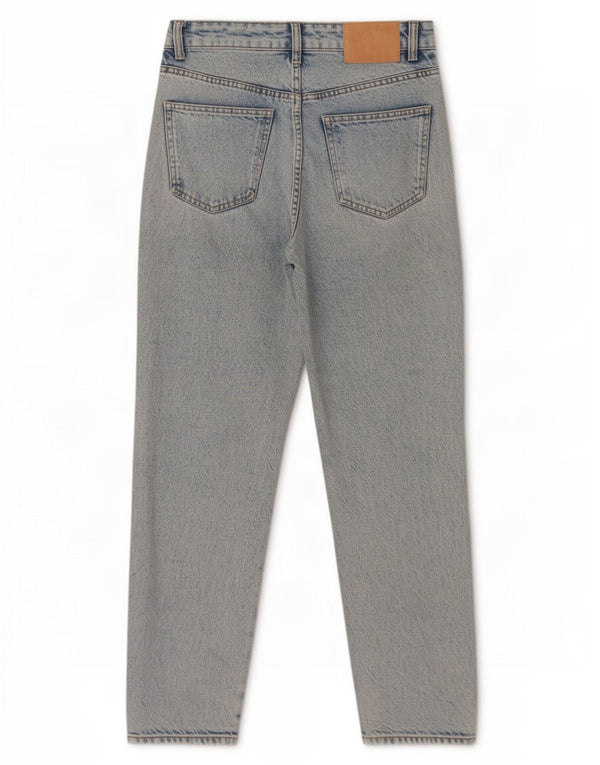 Женские зауженные джинсы с высокой талией Zara EU 38, маленькие W28 L27, синие