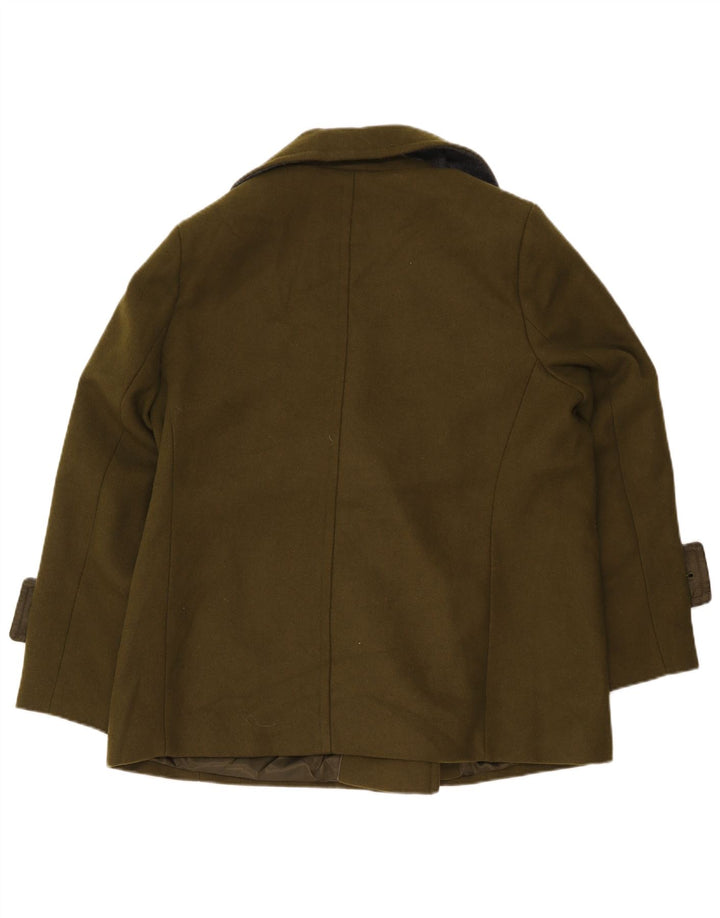 Женское полупальто Marks & Spencer UK 18 XL, полиэстер цвета хаки