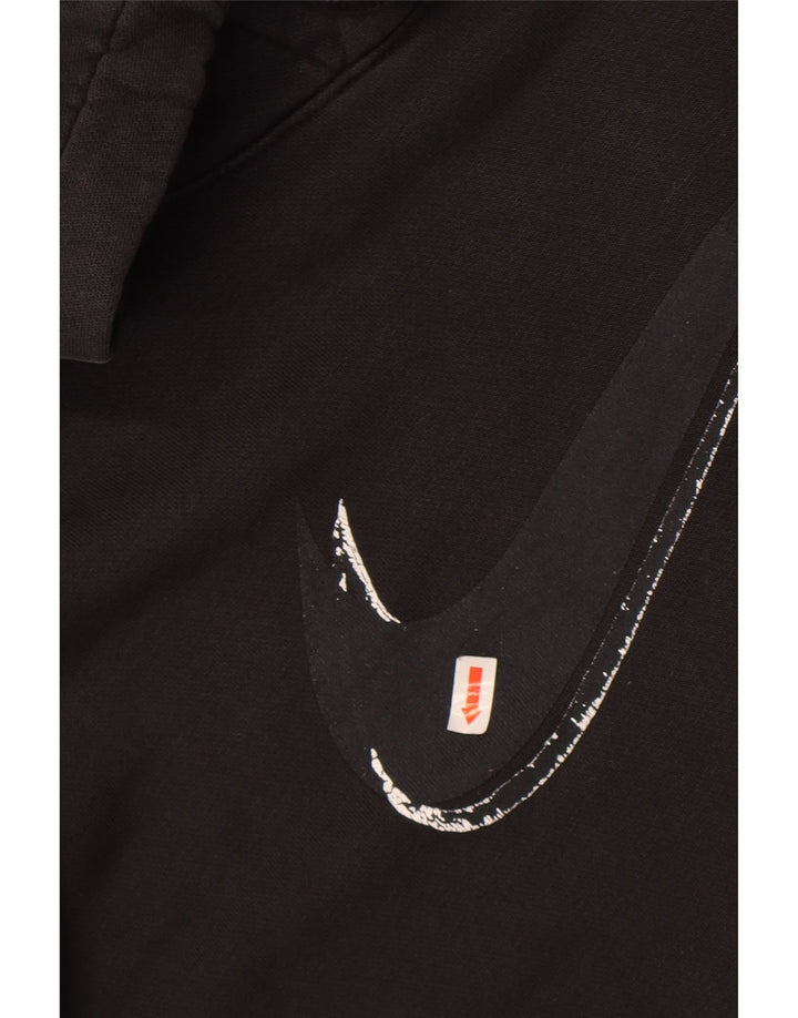 Мужская толстовка с капюшоном с рисунком Nike XL, черный хлопок