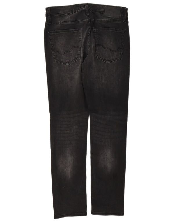 Мужские узкие джинсы Jack & Jones GLENN W30 L32, черный хлопок