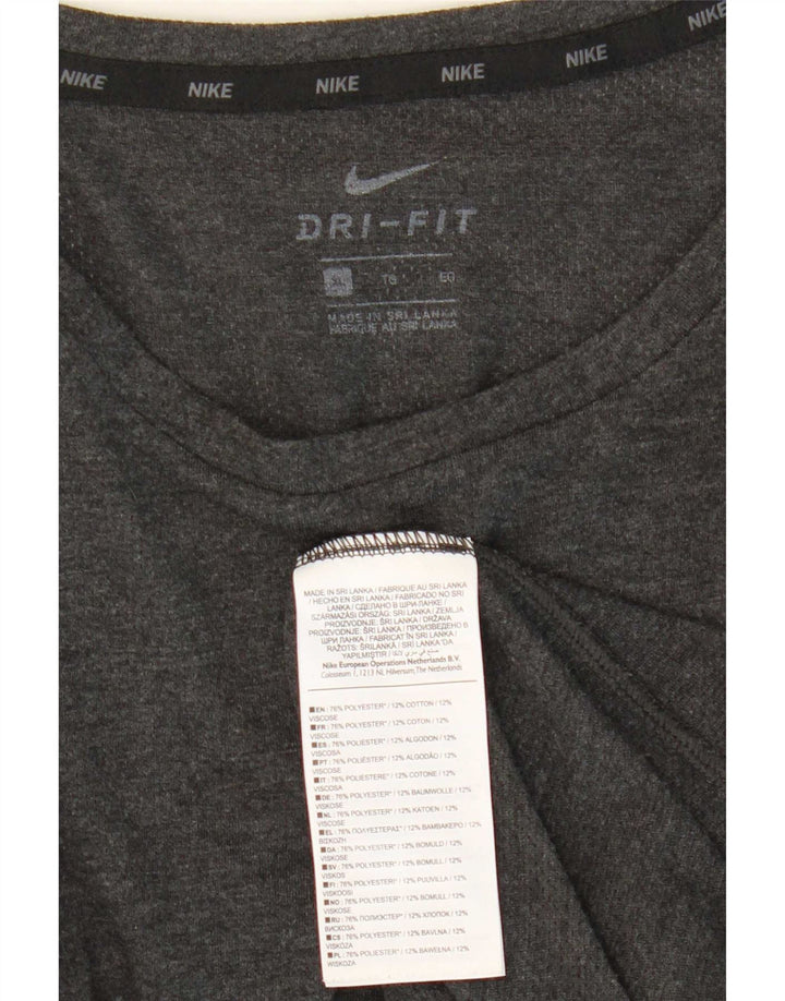 Мужская футболка Nike Dri Fit Top XL, серый полиэстер
