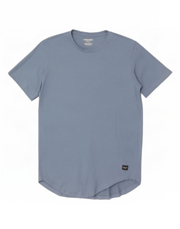 Мужская футболка Jack & Jones, большой синий хлопок