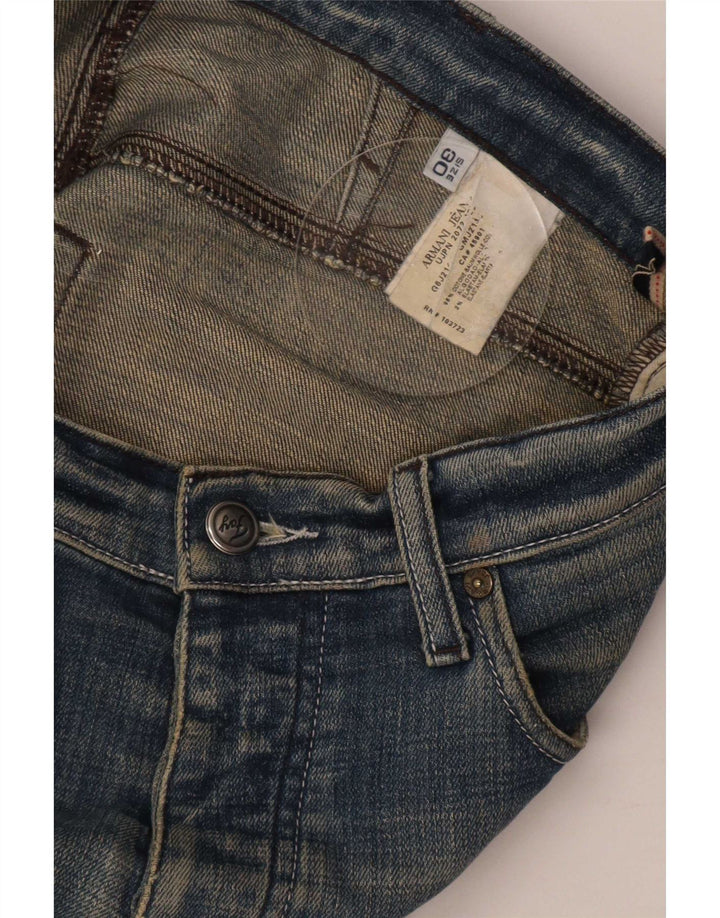Мужские джинсы Armani Slim W30 L32 синие, хлопок