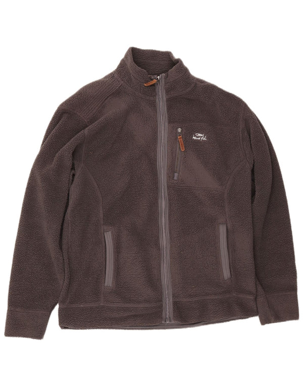 Мужская флисовая куртка WEIRD FISH UK 40, большой серый полиэстер